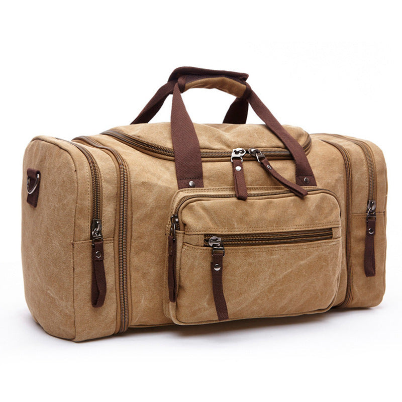 Duffel Canvas Travel Bag - Medium Big Size, Suitable for Carry-on