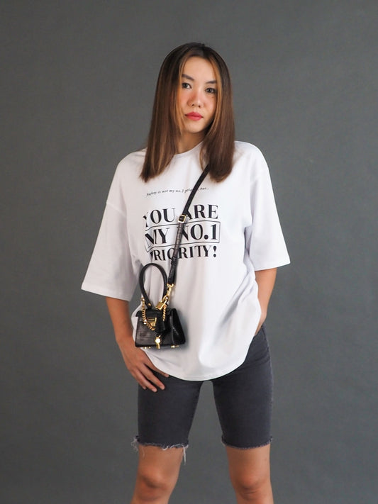 you are my number one priority tee model shot