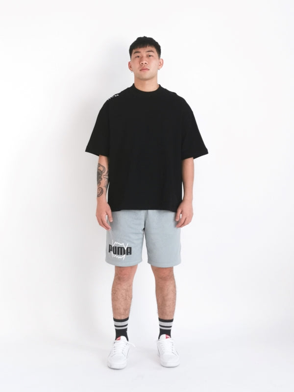 alternative hypothesis essential oversized tee design on male model to display actual visual look