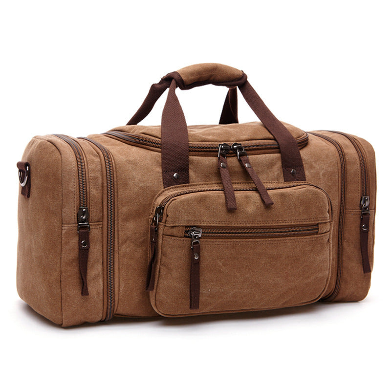 Duffel Canvas Travel Bag - Medium Big Size, Suitable for Carry-on