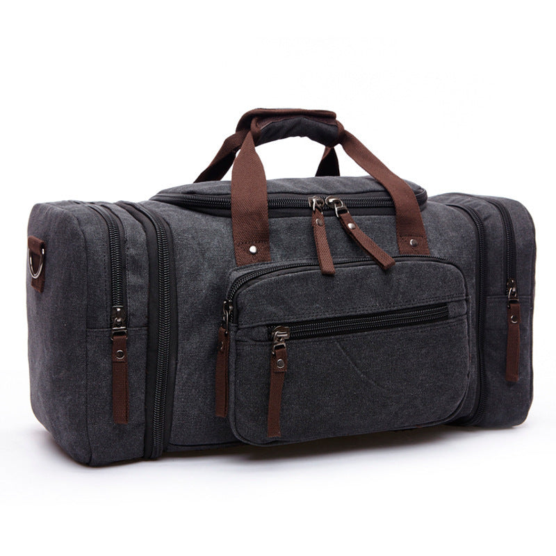 Duffel Canvas Travel Bag - Medium Big Size, Suitable for Carry-on